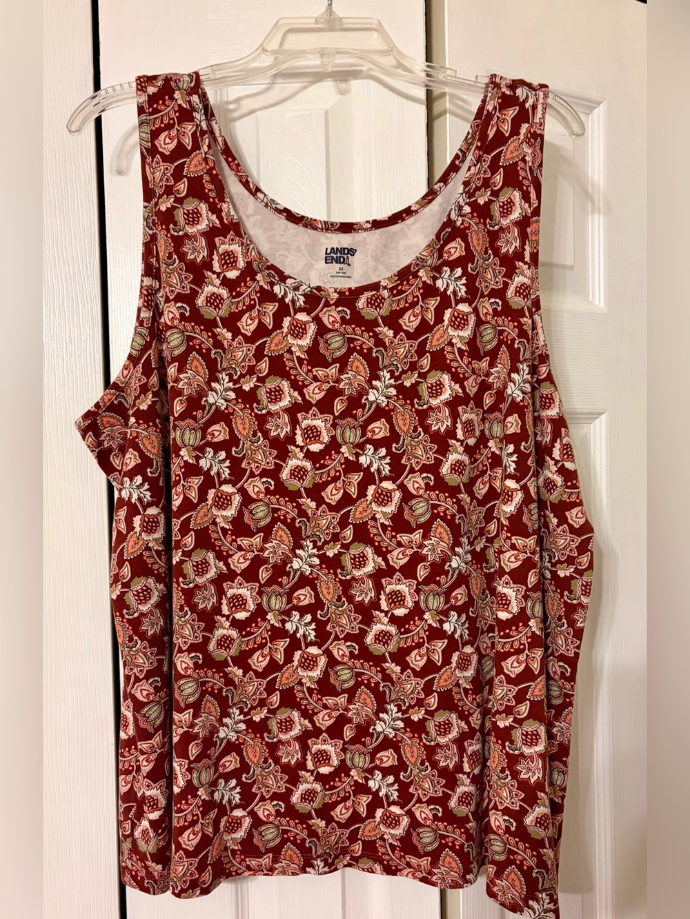 Lands' End Women's Floral Tank Top